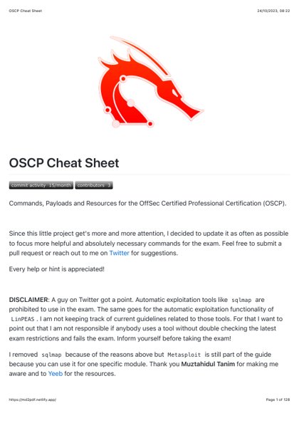 OSCP CheatSheet thumbnail