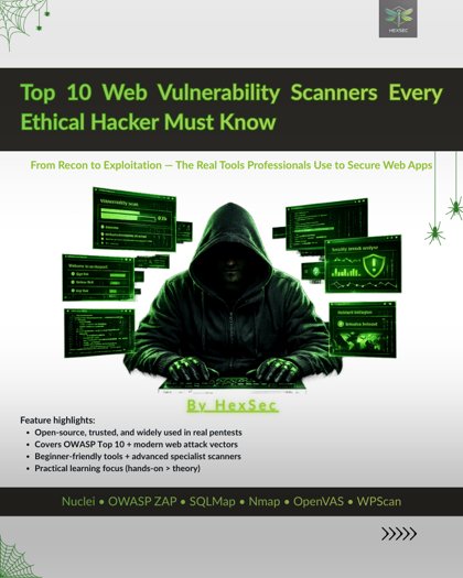 Top 10 Web Vulnerability Scanners Every Ethical Hacker Must Know thumbnail