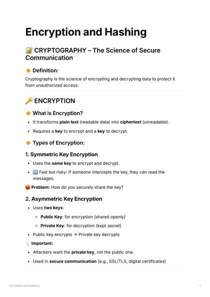 Encryption and hashing thumbnail